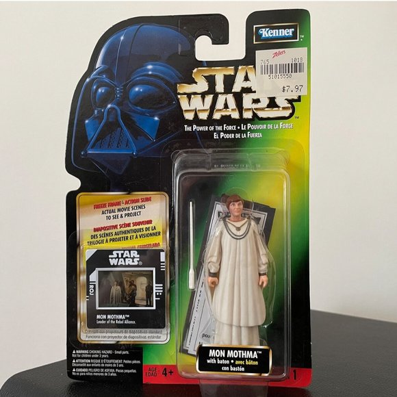 Vintage Star Wars Mon Mothma Action Figure with Movie Scene Slide - Picture 1 of 1